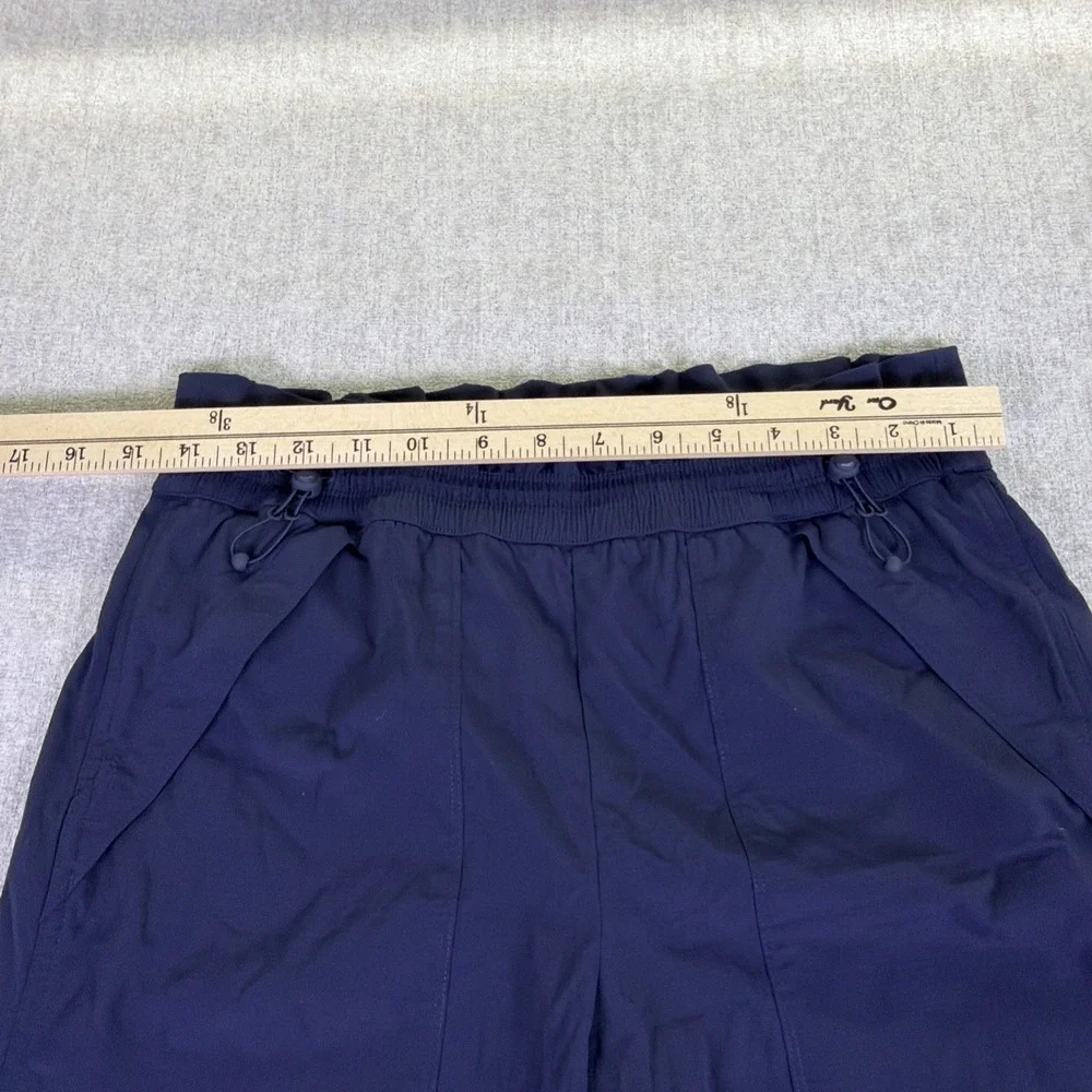 Athleta Navy Nylon La Viva Pant Jogger Slim Sz 6 Lightweight Stretch Sport Hike